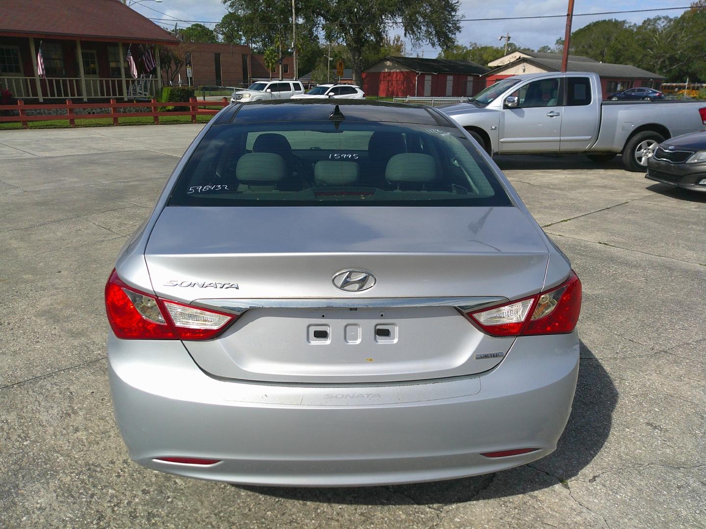 2013 SILVER HYUNDAI SONATA LIMITED; SE (5NPEC4AC5DH) , located at 10405 Abercorn Street, Savannah, GA, 31419, (912) 921-8965, 31.988262, -81.131760 - Photo#5